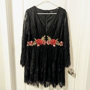 Women's Size 1XL Lacey Little Black Dress